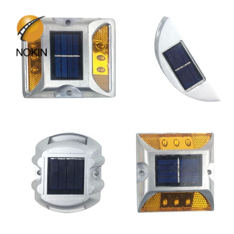 Unidirectional Solar Stud Light For Pedestrian Crossing In 